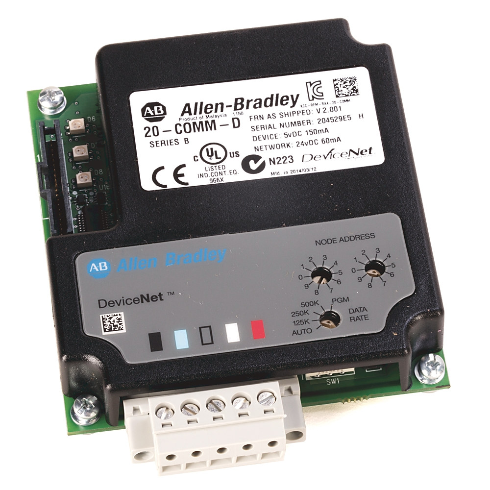 درایو فرکانس متغیر Allen-Bradley مدل 20-COMM-D، پارت‌نامبر 20-COMM-D
