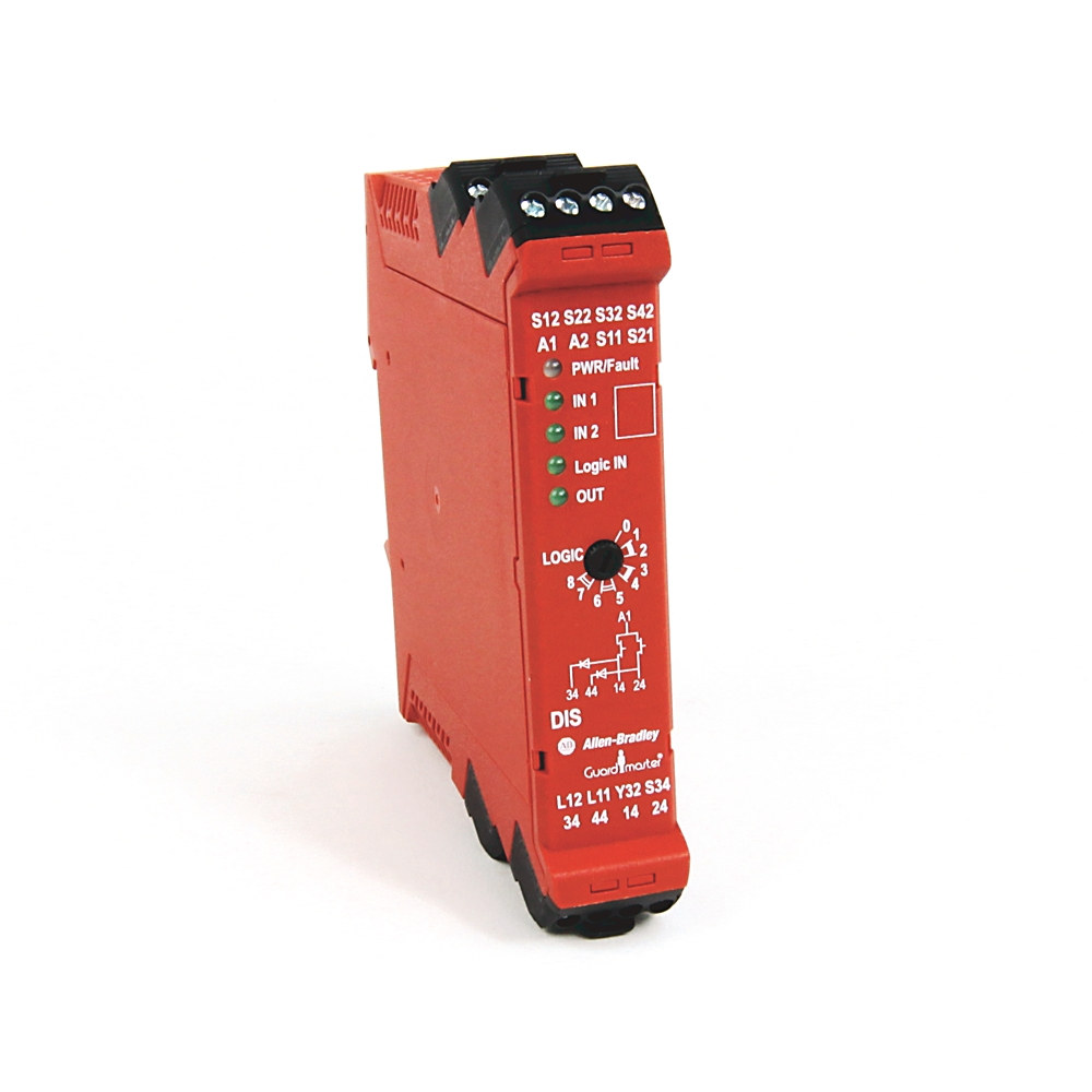 رله ایمنی Allen-Bradley مدل 440R-D22S2، پارت‌نامبر 440R-D22S2