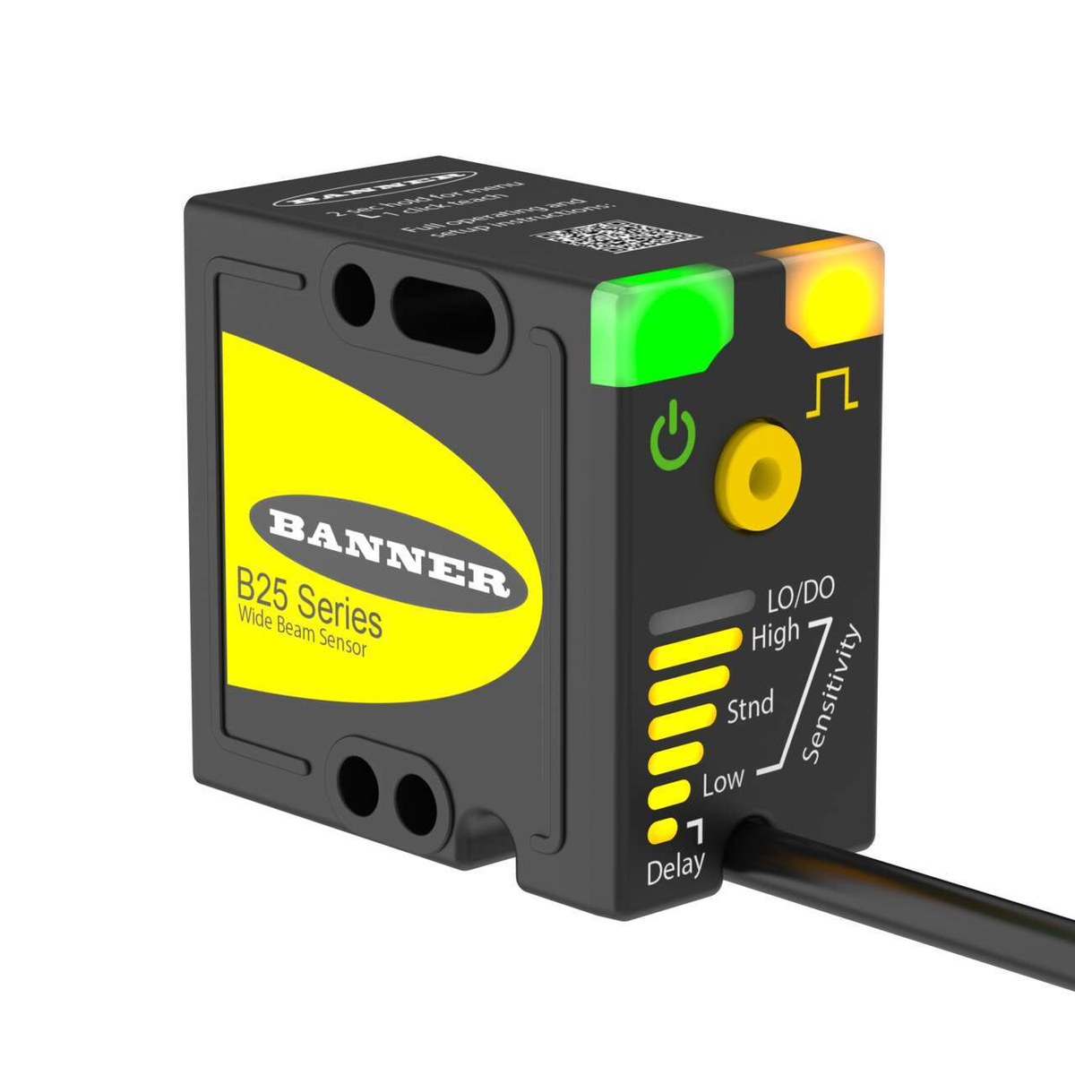 سنسور فوتوالکتریک Banner Engineering مدل B25-K6LP-Q5، پارت‌نامبر B25-K6LP-Q5