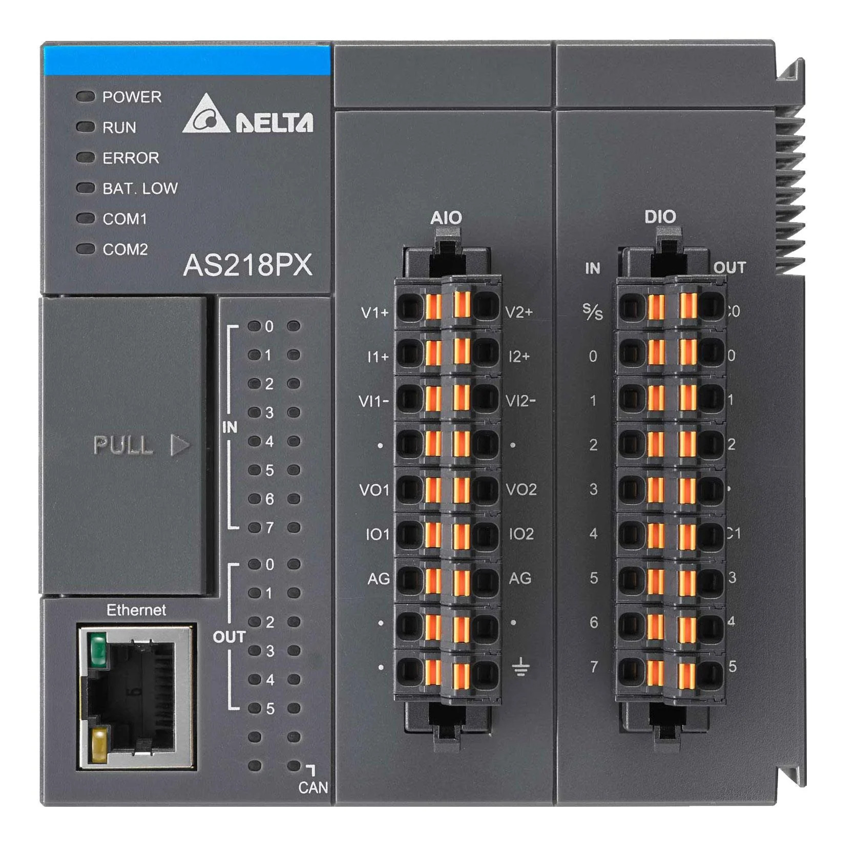 پنل اپراتوری صنعتی Delta مدل AS218TX-A، پارت‌نامبر AS218TX-A