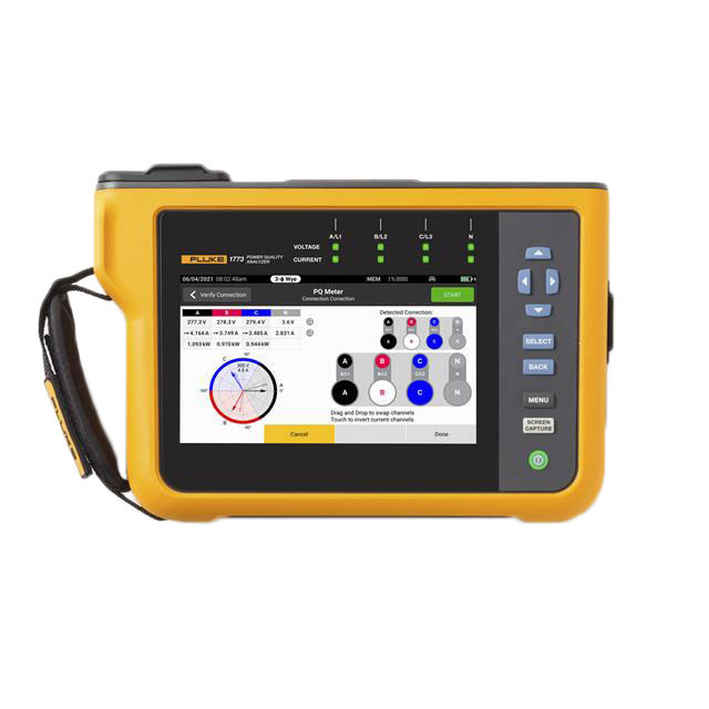 آنالایزر کیفیت توان Fluke مدل FLUKE-1773، پارت‌نامبر FLUKE-1773