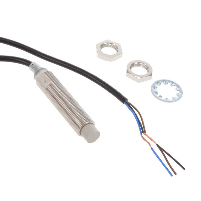 Proximity sensor Omron model E2E-X5MB2L12 2M,  Part number E2E-X5MB2L12 2M