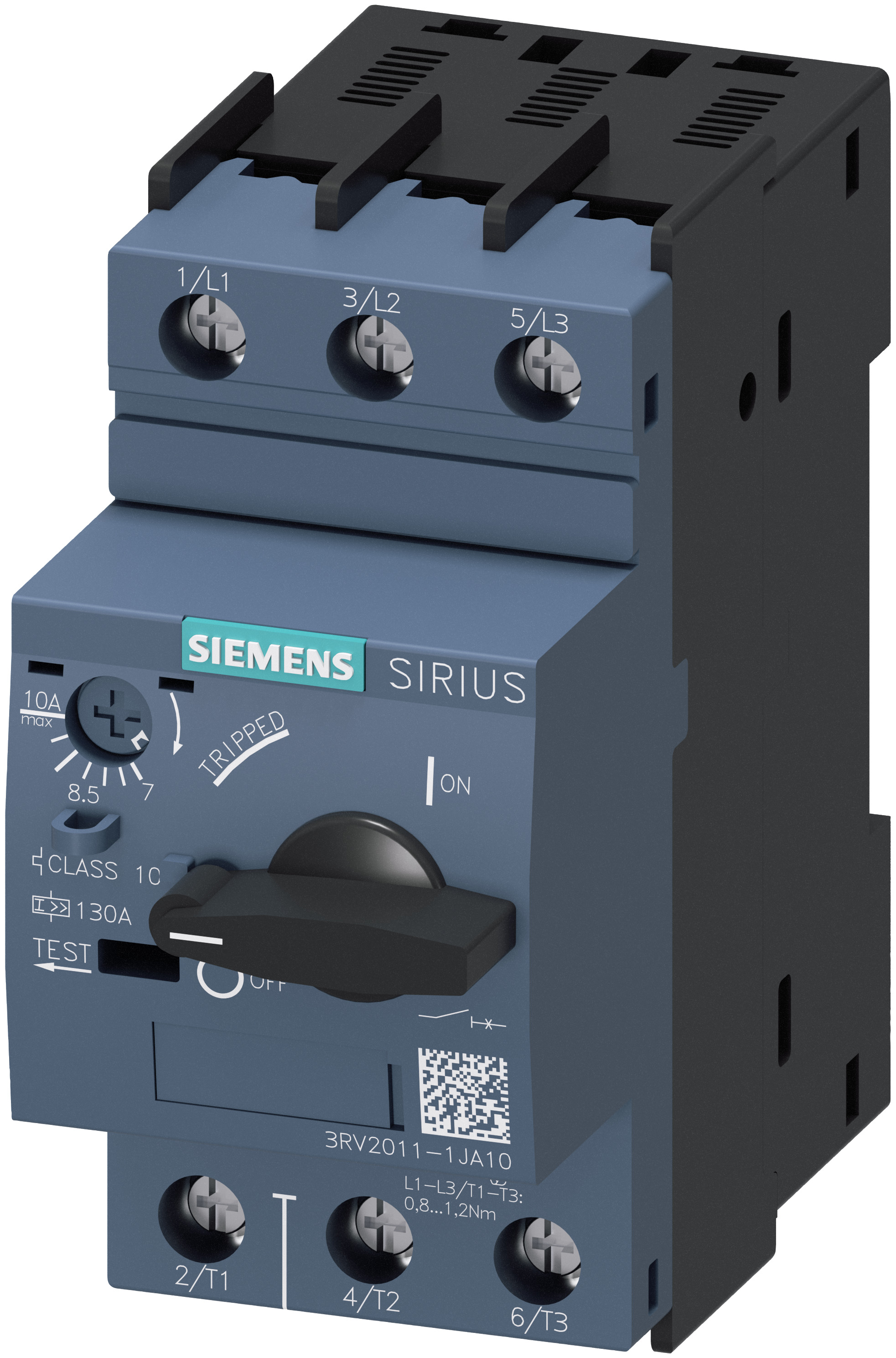 تجهیز اتوماسیون صنعتی Siemens مدل 3RV20111JA10، پارت‌نامبر 3RV20111JA10