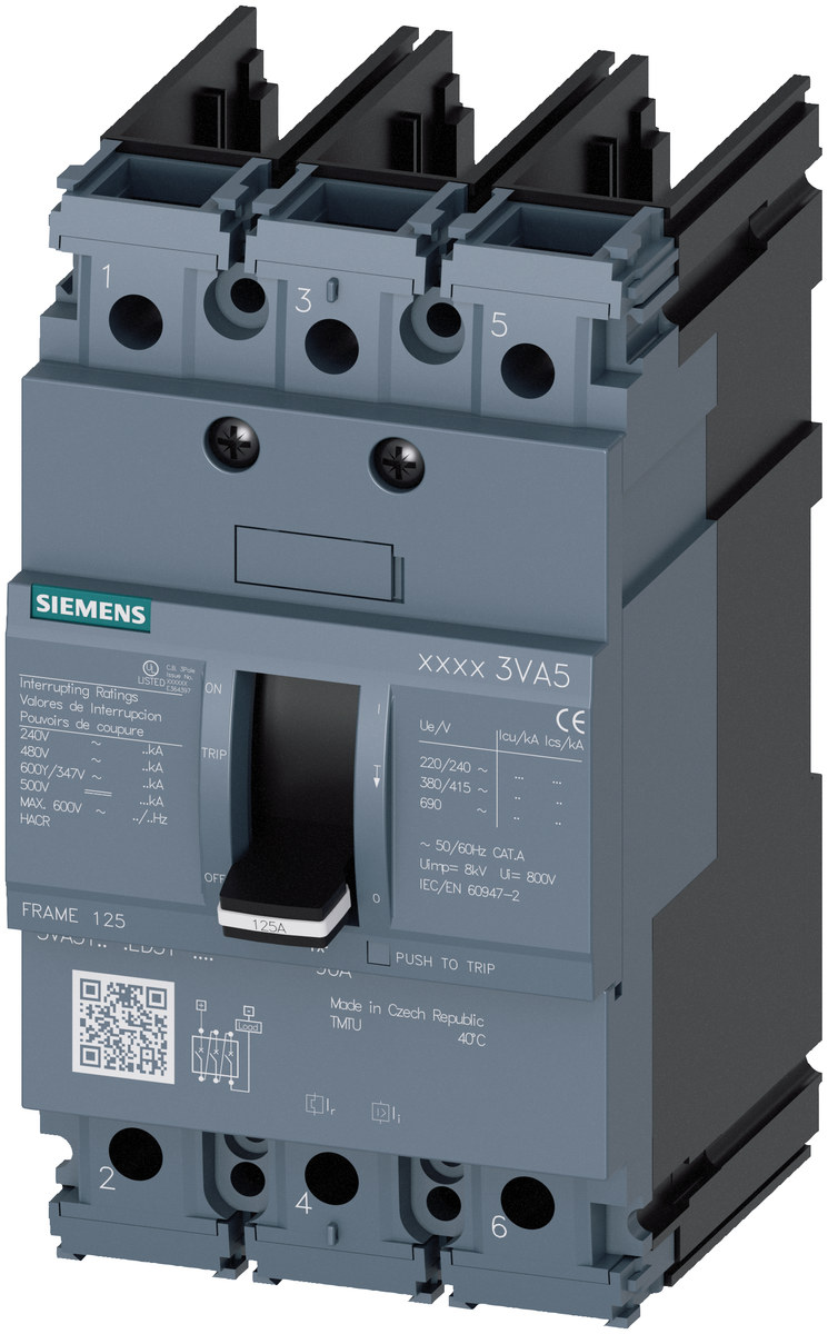 تجهیز اتوماسیون صنعتی Siemens مدل 3VA51954ED310AA0، پارت‌نامبر 3VA51954ED310AA0