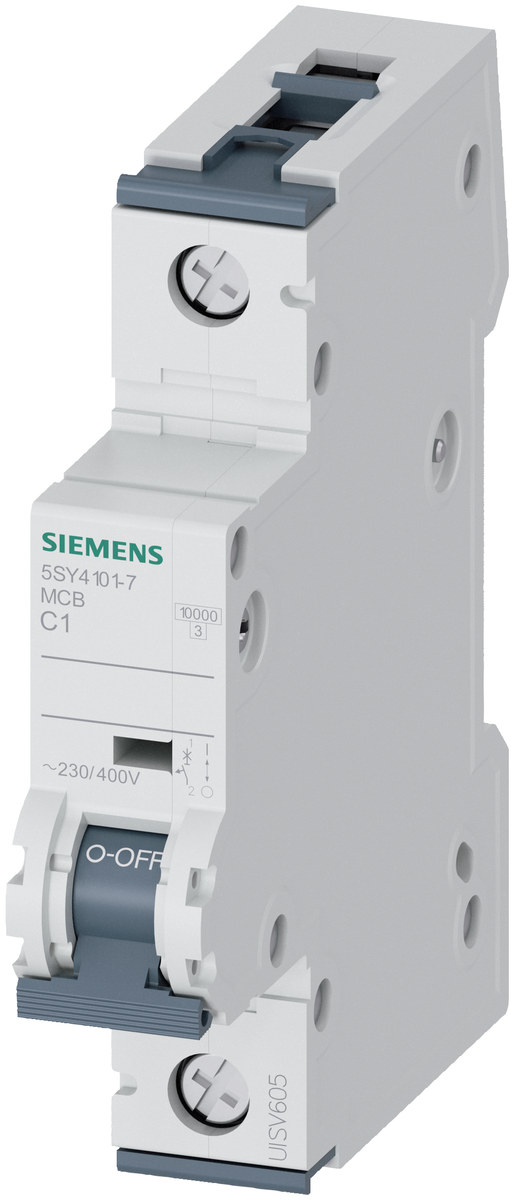 Protective circuit breaker Siemens model 5SY41017,  Part number 5SY41017