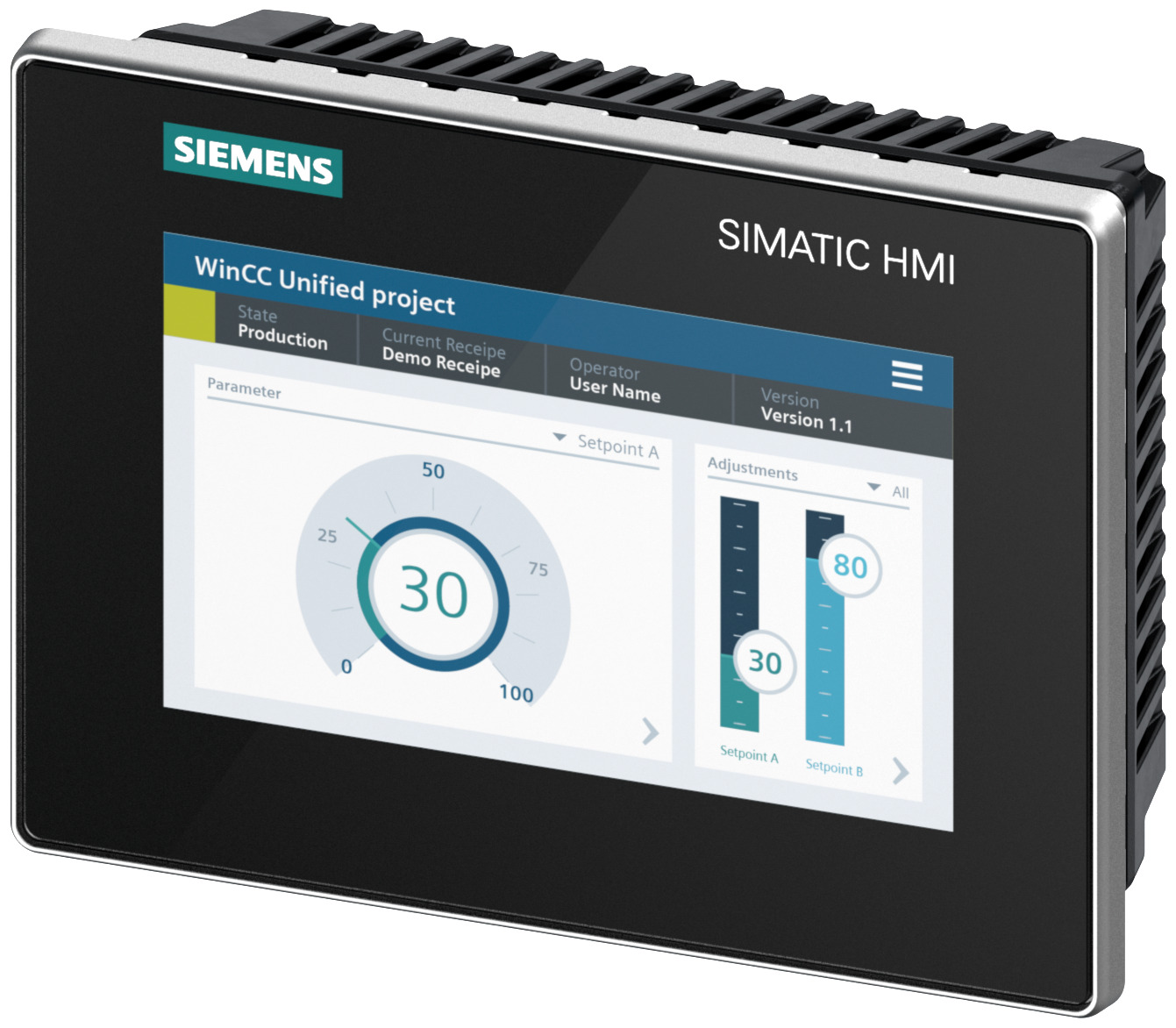پنل اپراتوری صنعتی Siemens مدل 6AV21283GB060AX1، پارت‌نامبر 6AV21283GB060AX1