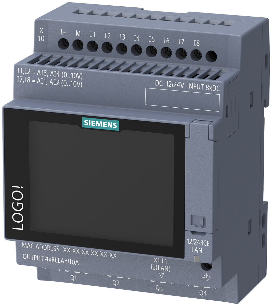 Industrial PLC controller Siemens model 6ED10521MD080BA3,  Part number 6ED10521MD080BA3