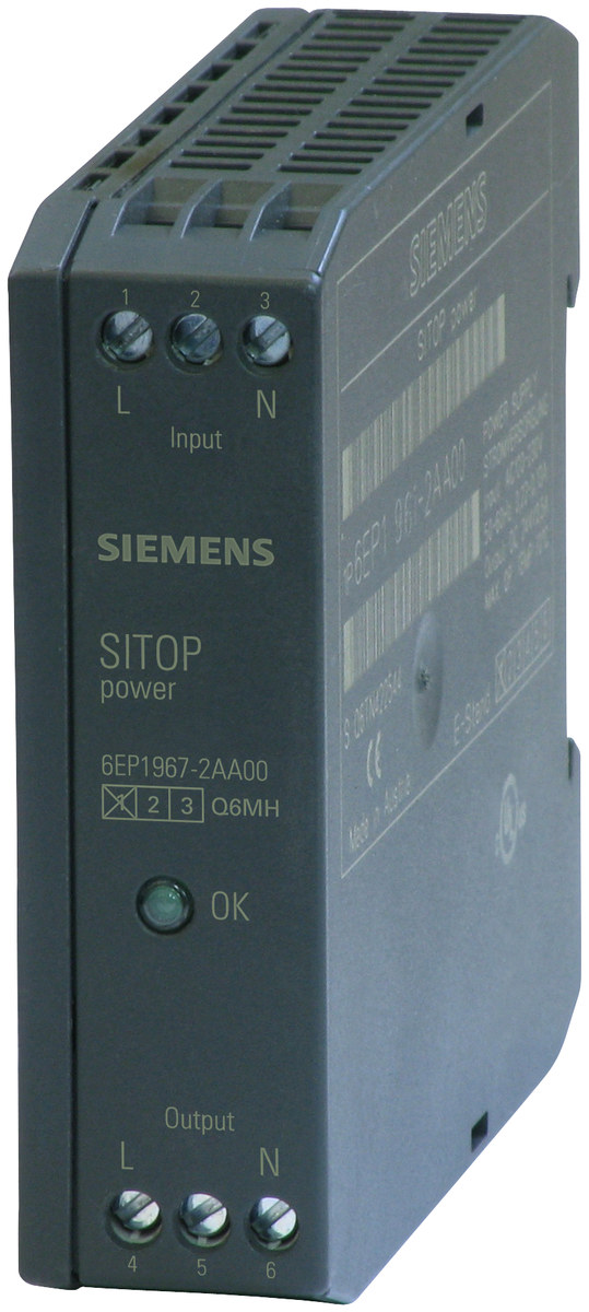 Inrush current limiter Siemens model 6EP19672AA00,  Part number 6EP19672AA00