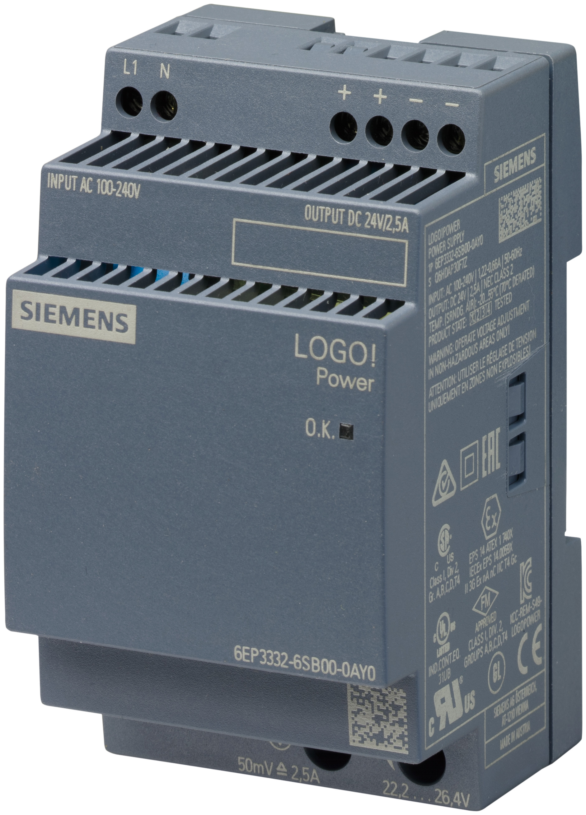 کنترلر صنعتی Siemens مدل 6EP33326SB000AY0، پارت‌نامبر 6EP33326SB000AY0
