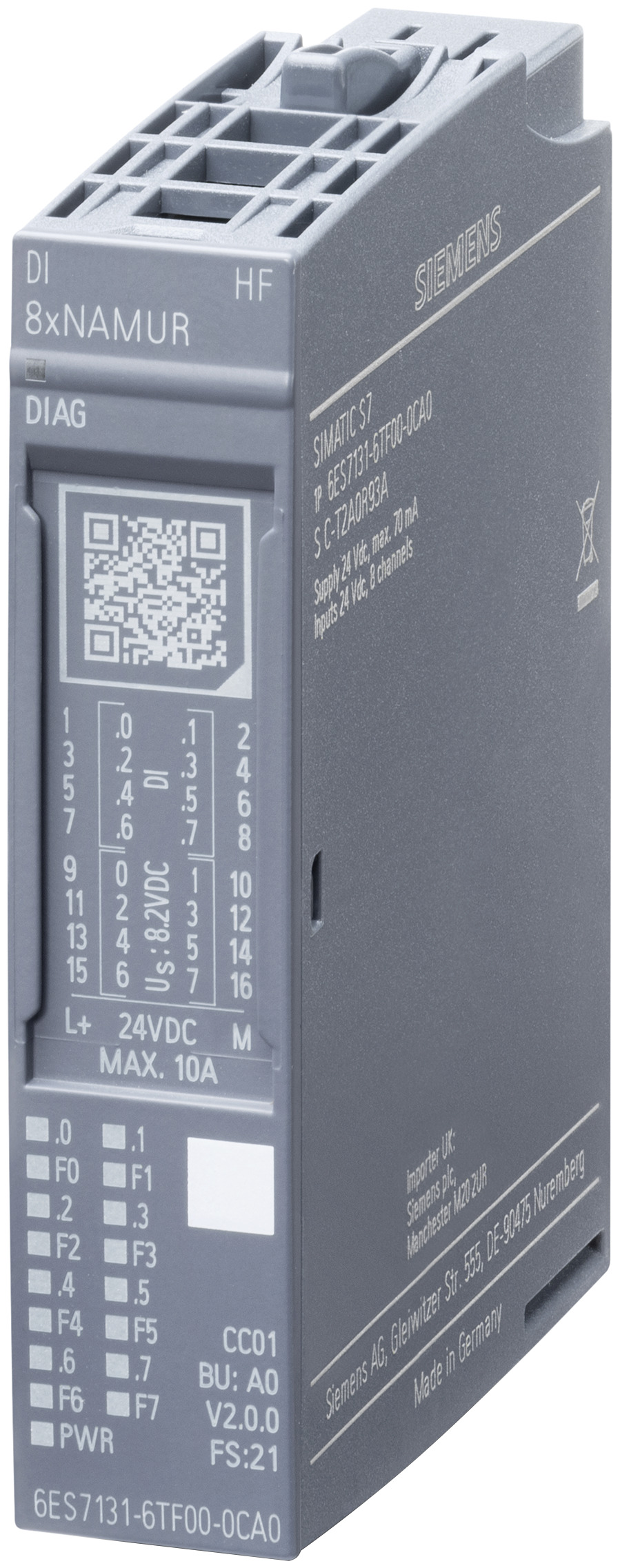 تجهیز اتوماسیون صنعتی Siemens مدل 6ES71316TF000CA0، پارت‌نامبر 6ES71316TF000CA0