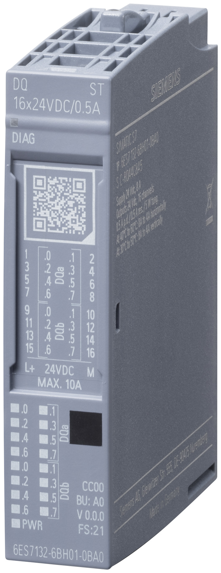 تجهیز اتوماسیون صنعتی Siemens مدل 6ES71326BH010BA0، پارت‌نامبر 6ES71326BH010BA0