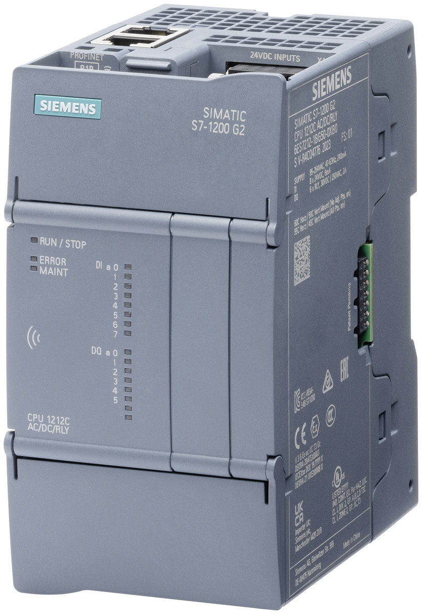 پنل اپراتوری صنعتی Siemens مدل 6ES72121AF500XB0، پارت‌نامبر 6ES72121AF500XB0