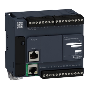کنترلر Modicon M221 با Ethernet و خروجی رله‌ای، پارت‌نامبر TM221CE24R