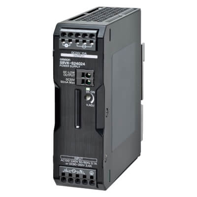 S8VK-S DIN-rail power supply model S8VK-S24024,  Part number S8VK-S24024;  Official product image;  © Omron